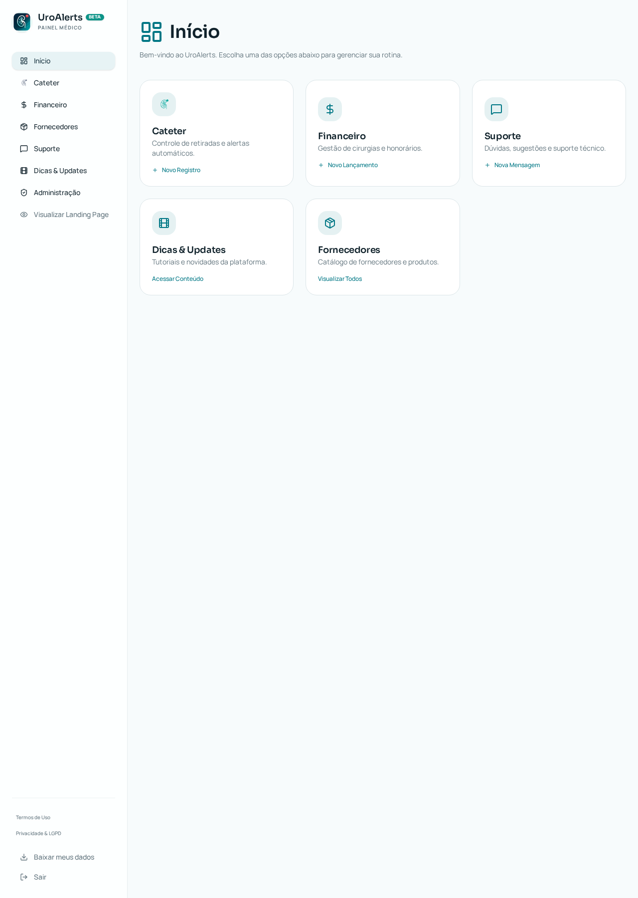 Interface UroAlerts